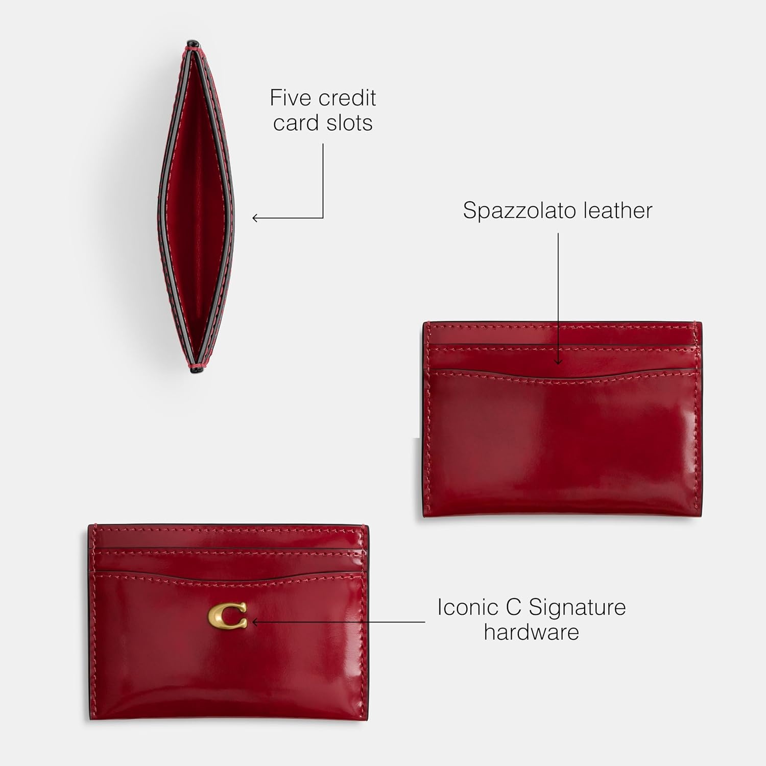 image:imageCoach Essential Card Case With CharmsB4RUBY