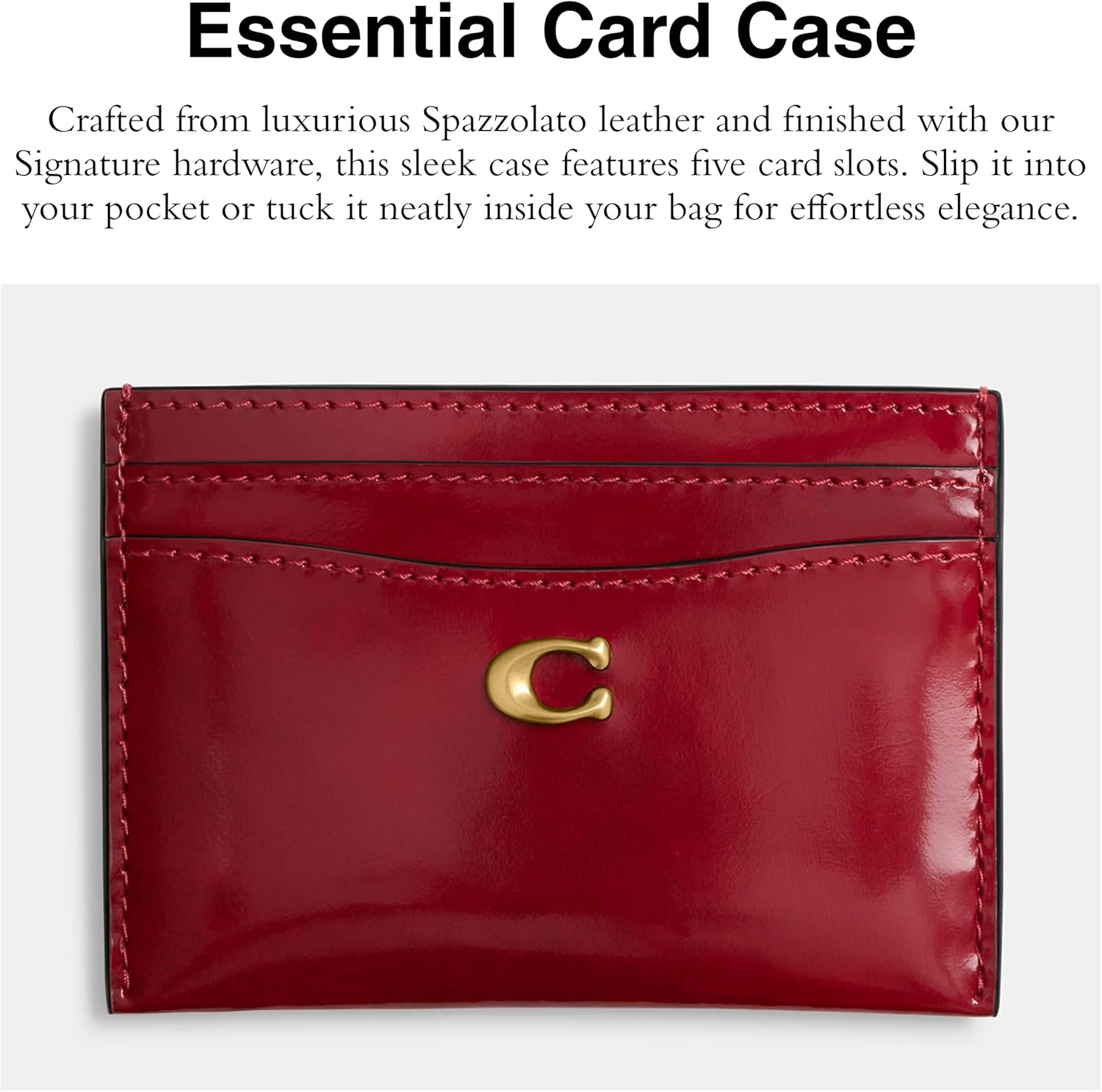 image:imageCoach Essential Card Case With CharmsB4RUBY