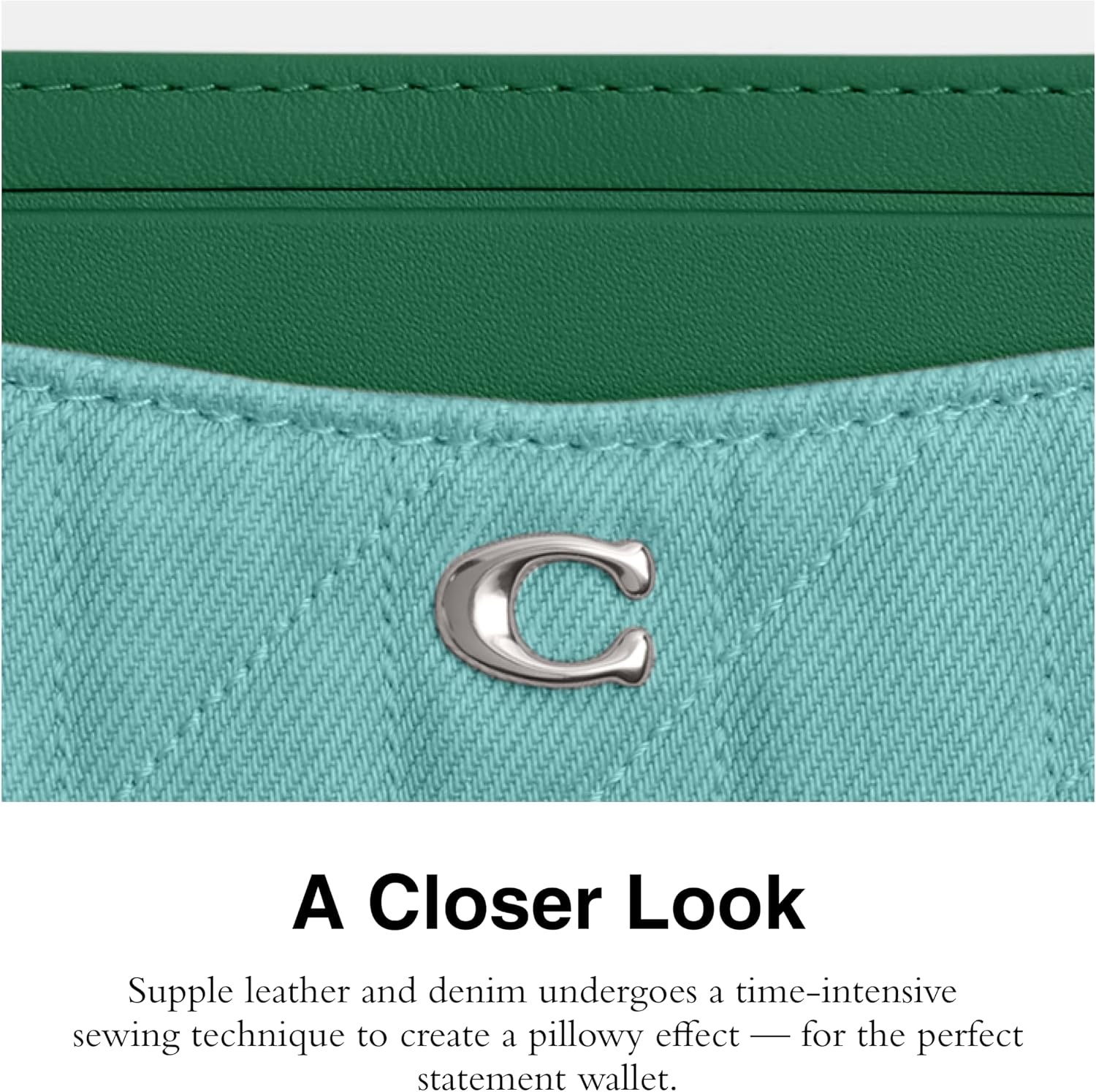 image:imageCoach Essential Card Case With CharmsGreen