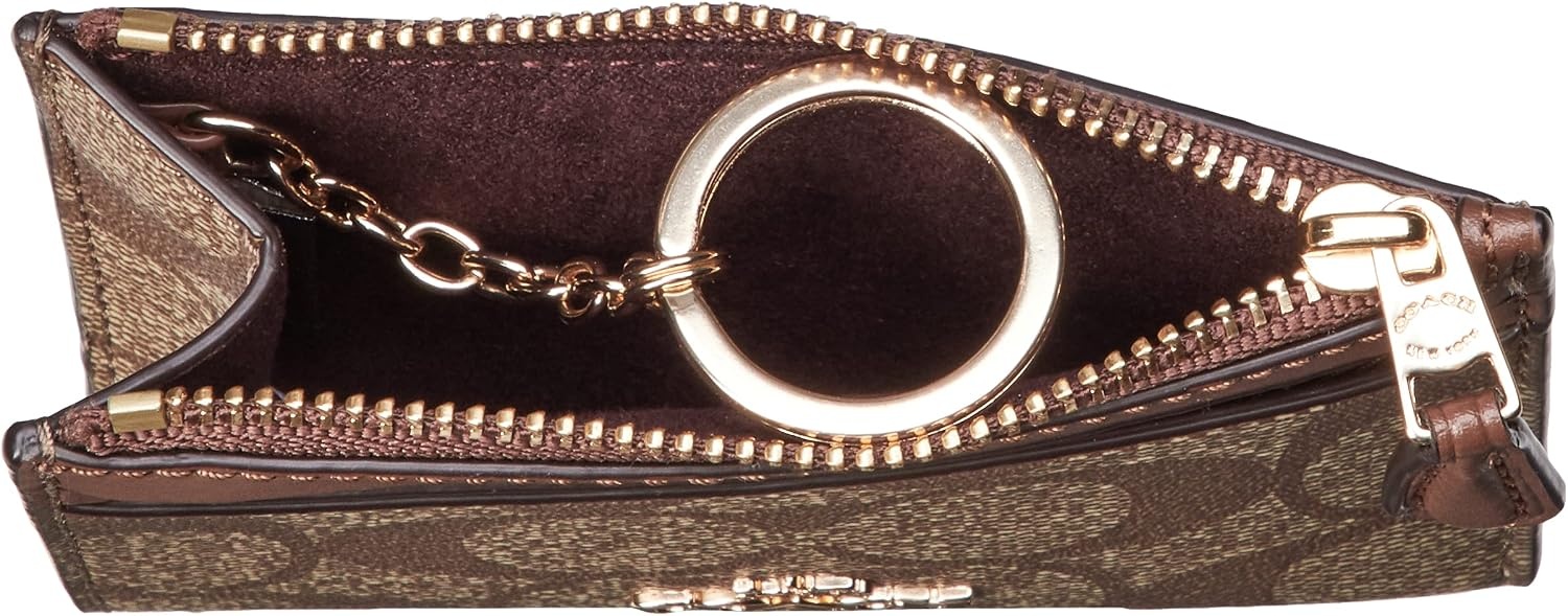 image:imageCoach Essential Card Case With CharmsImKhakiSaddle2