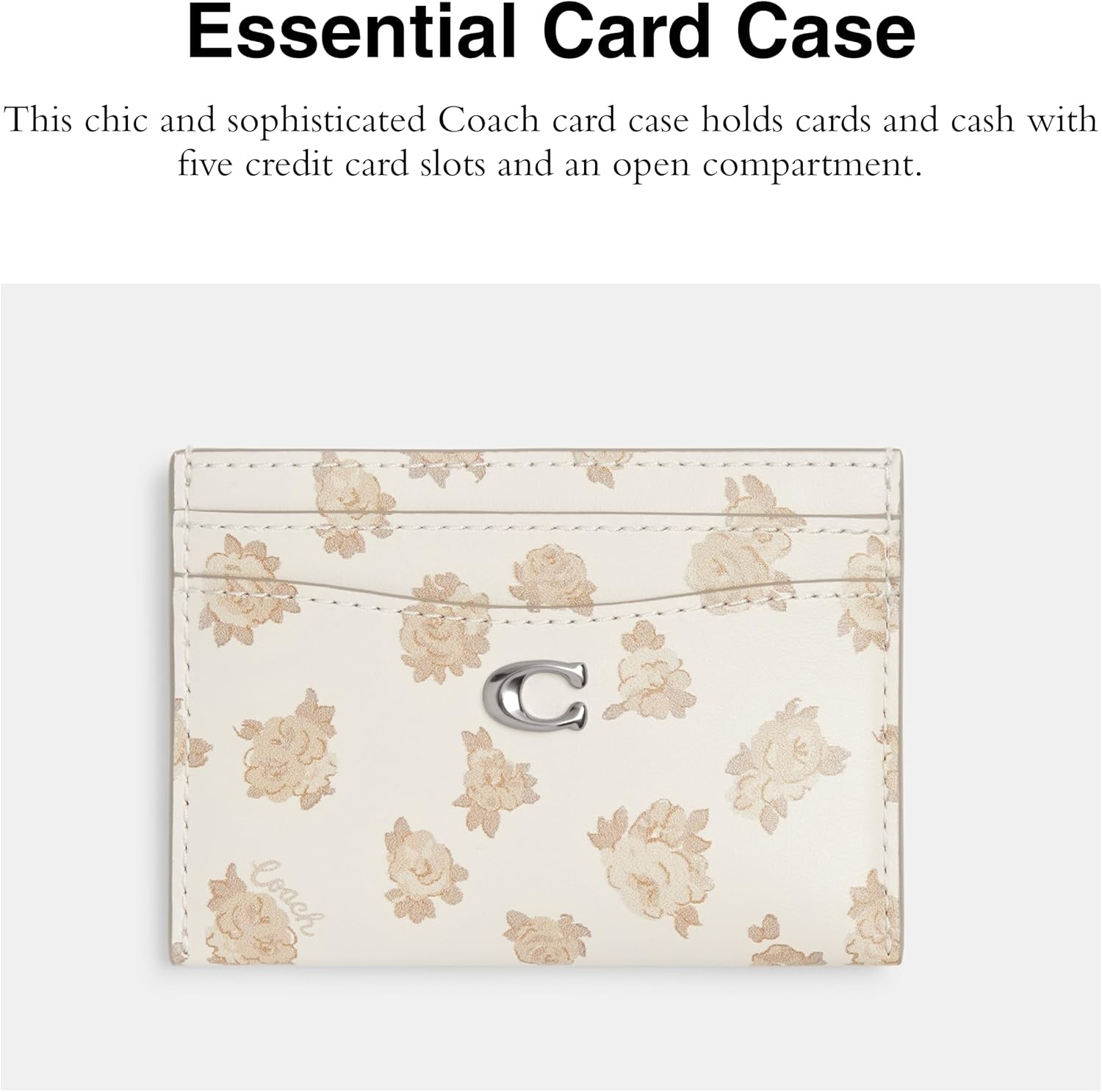 image:imageCoach Essential Card Case With CharmsLHChalk Multi