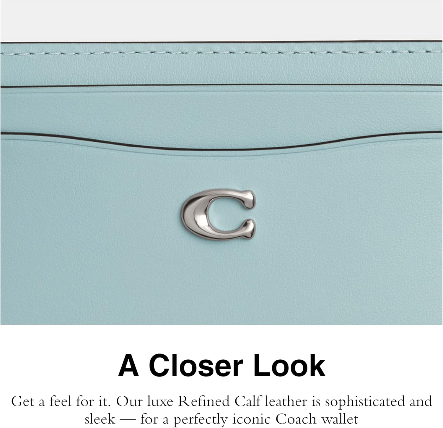 image:imageCoach Essential Card Case With CharmsLHLight Blue
