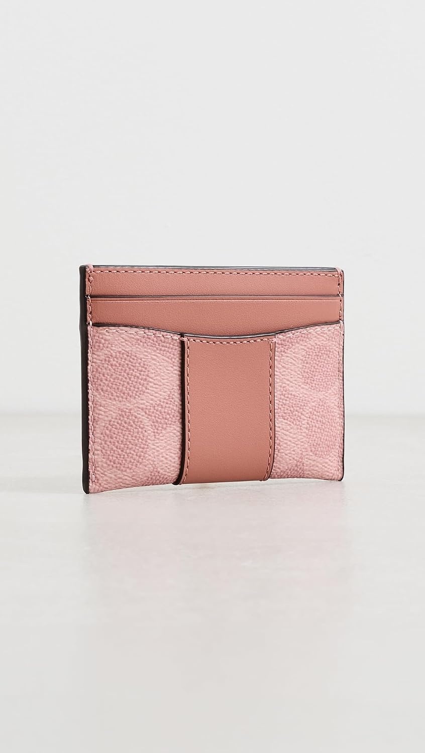 image:imageCoach Essential Card Case With CharmsMelon Pink