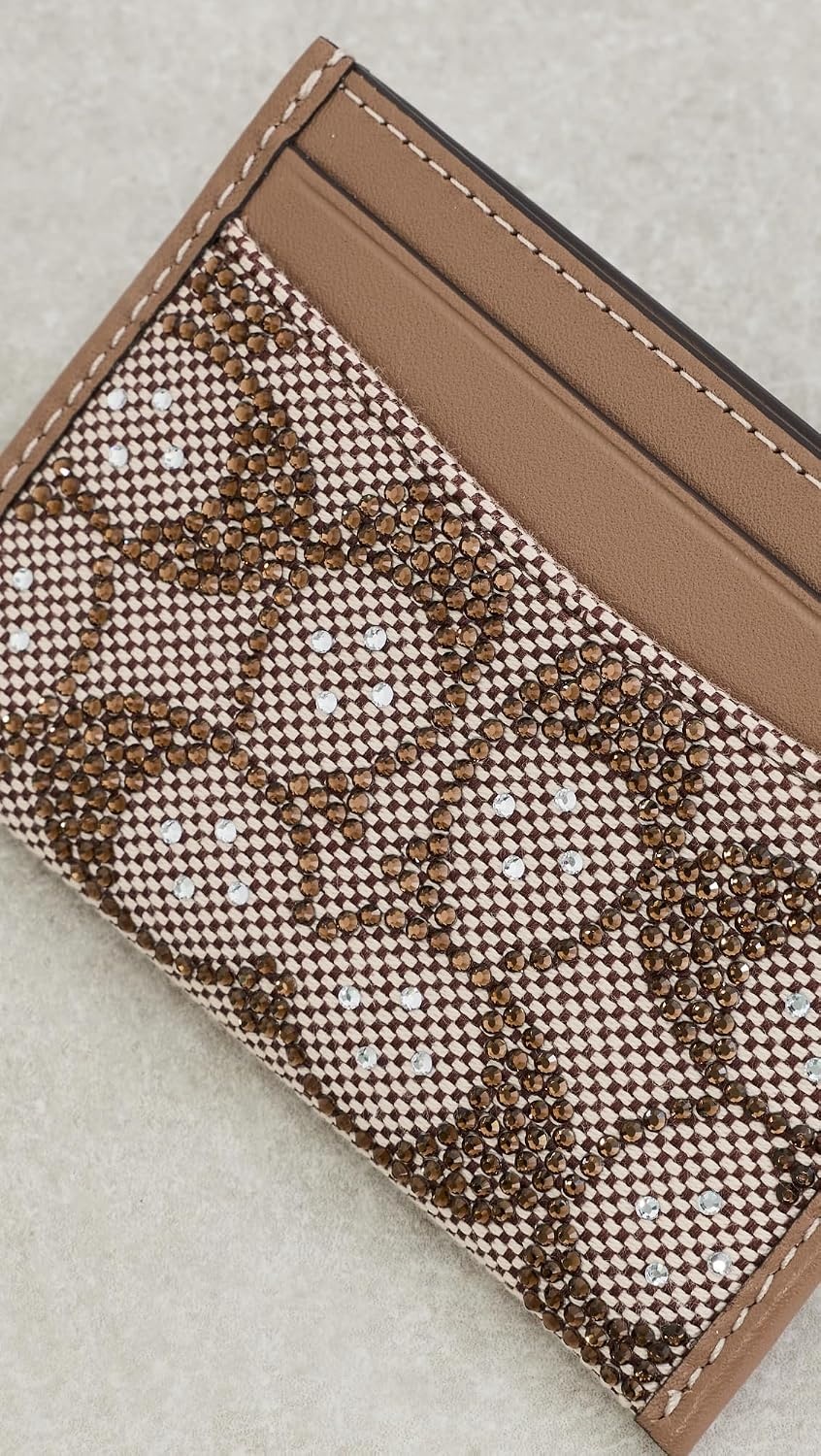 image:imageCoach Essential Card Case With CharmsMushroomCrystal Signature