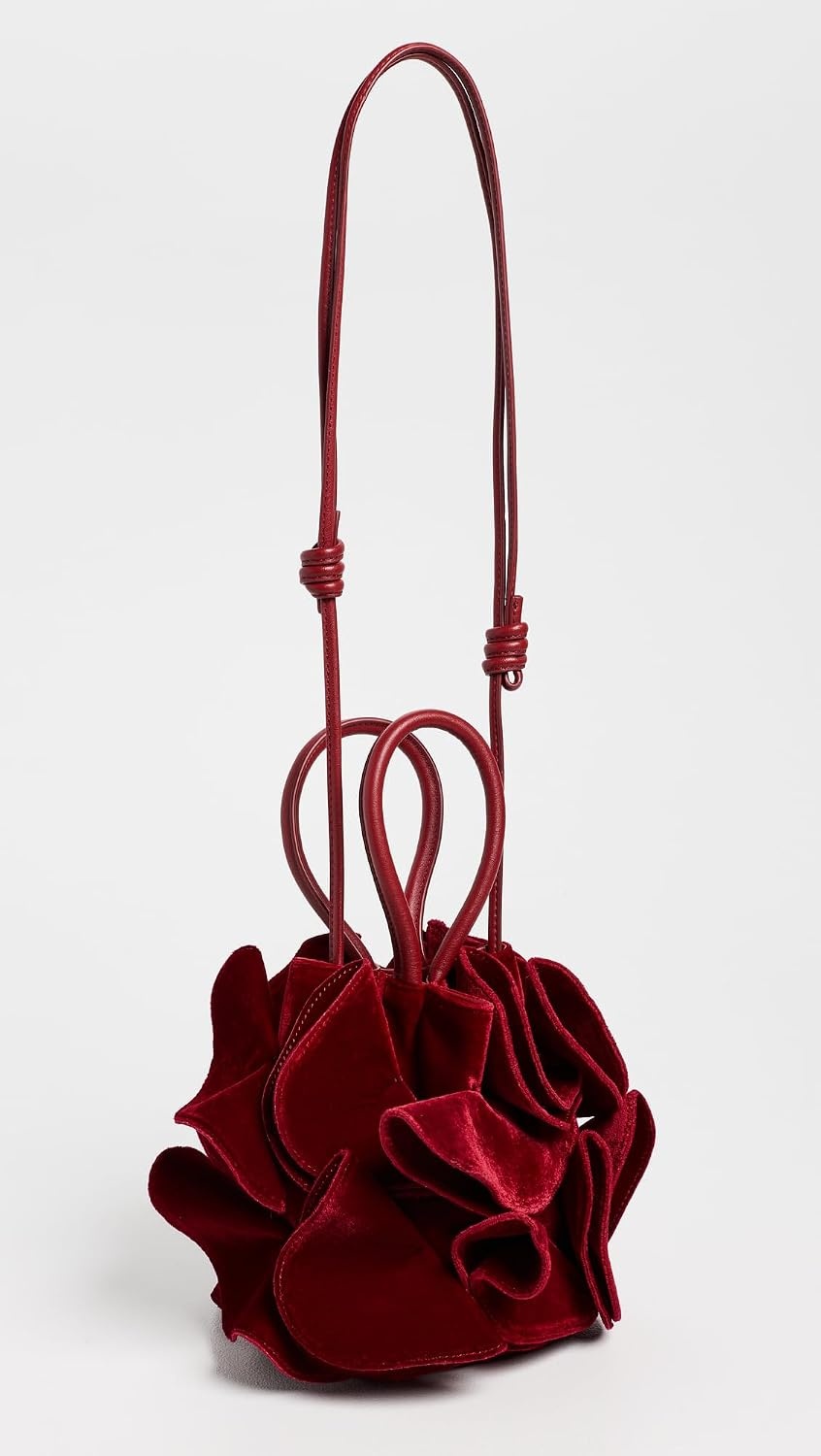 image:imageFARM Rio Womens Velvet Flower HandbagMerlot