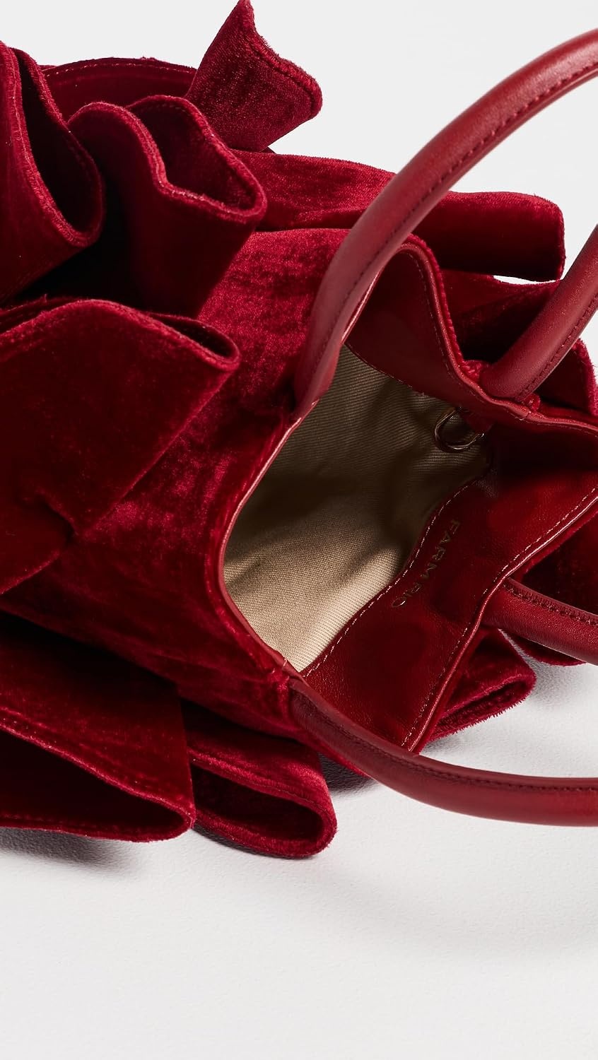 image:imageFARM Rio Womens Velvet Flower HandbagMerlot