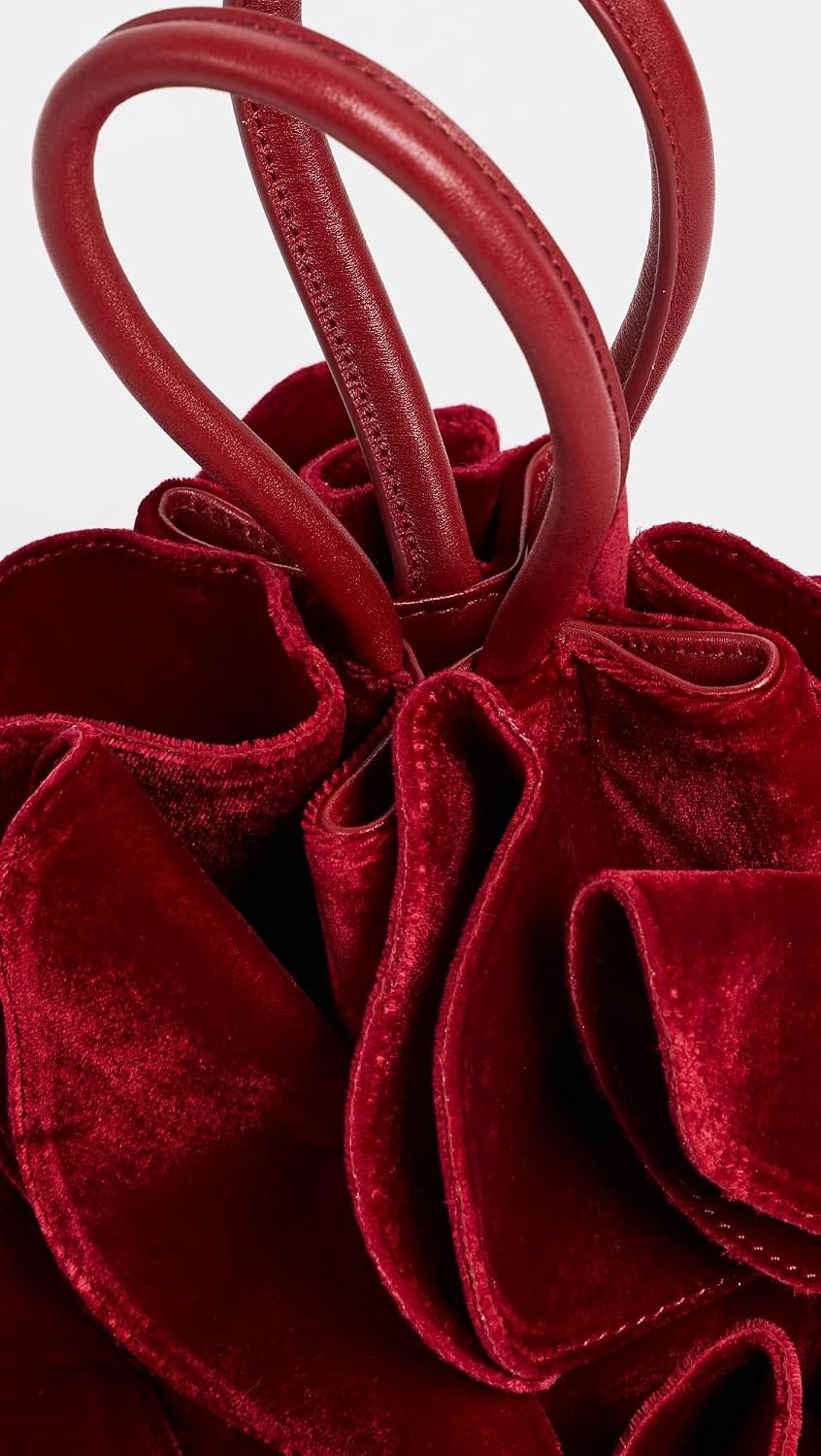image:imageFARM Rio Womens Velvet Flower HandbagMerlot