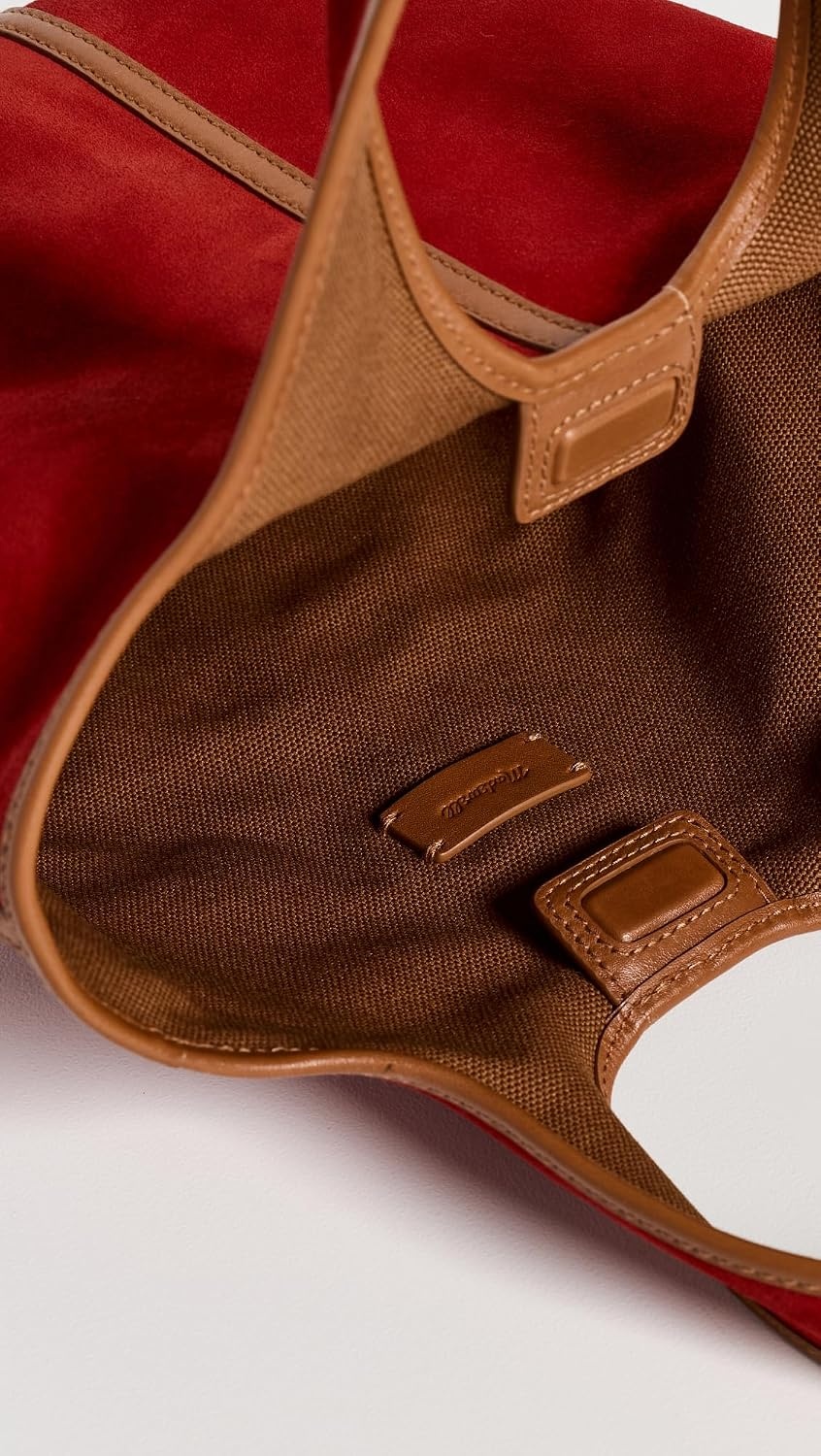 image:imageMadewell Womens Suede Ellis Mini Shopper ToteBandana Red Multi