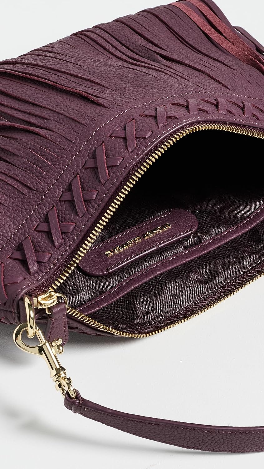 image:imageStoney Clover Lane Womens Brighton Leather Fringe Clutch BagPlum