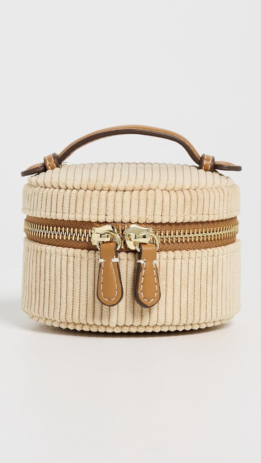 image:imageStoney Clover Lane Womens Top Handle Pill Case Apple Pie Corduroy One SizeApple Pie Corduroy