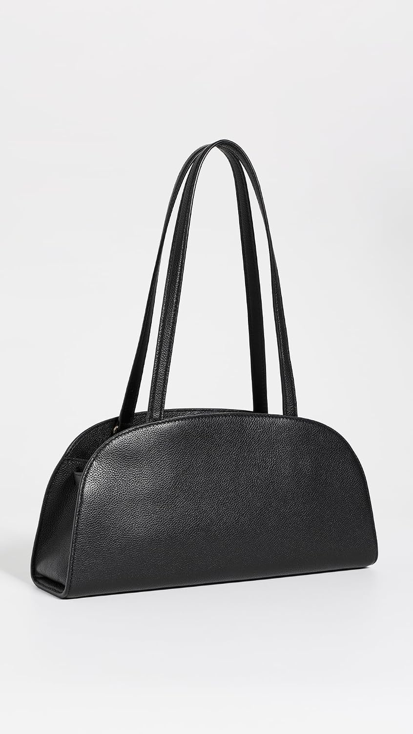 image:imageTory Burch Womens Romy Suede East West Bauletto Suede Shoulder BagBlack