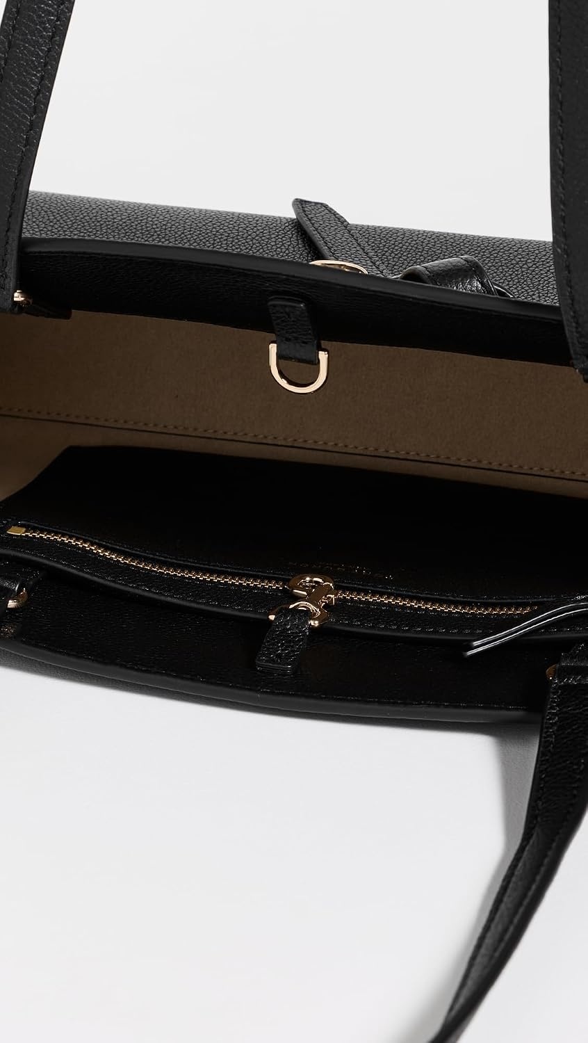 image:imageTory Burch Womens Romy Suede East West Bauletto Suede Shoulder BagBlack
