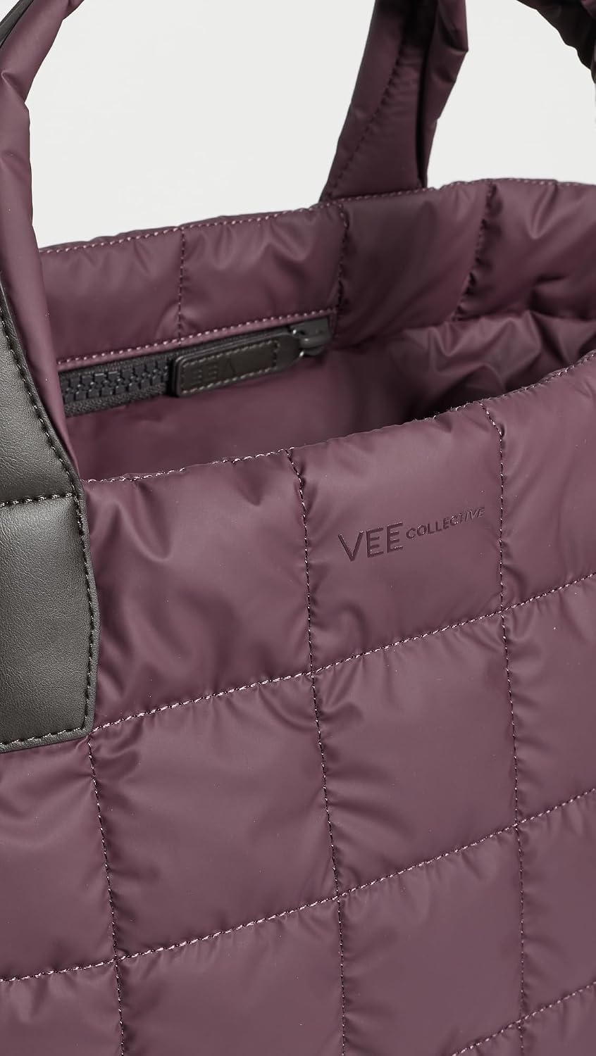 image:imageVee Collective Womens Porter Medium Bordeaux ToteBordeaux