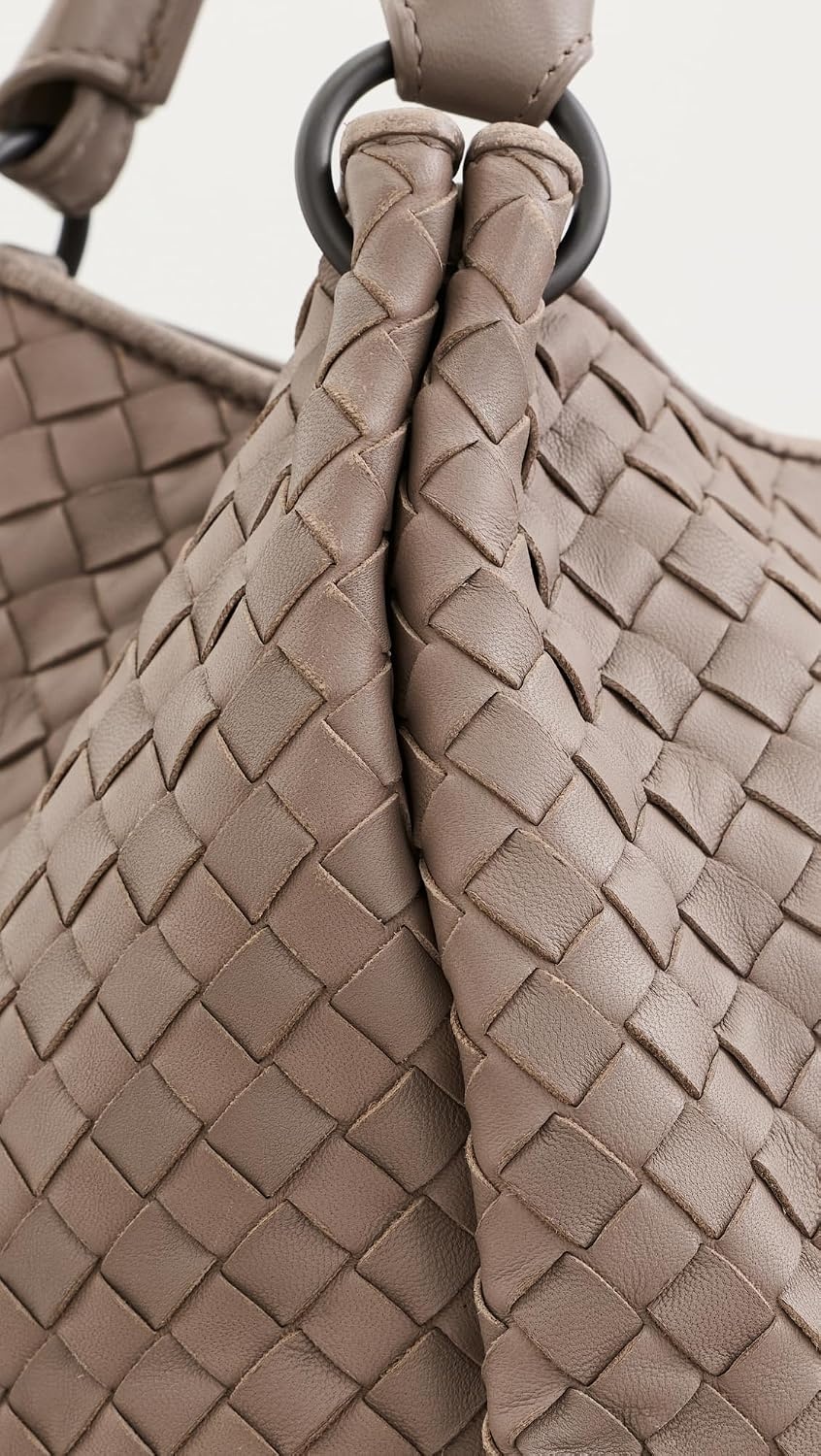 image:imageWHAT GOES AROUND COMES AROUND Womens PreLoved Bottega Intrecciato Parachute Small BagGrey