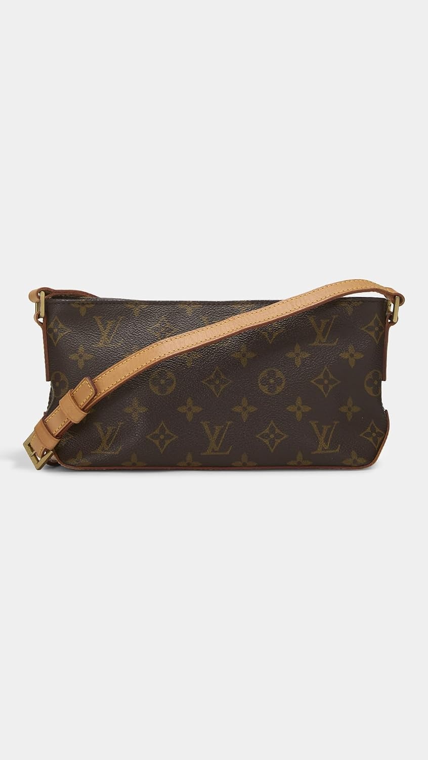 image:imageWHAT GOES AROUND COMES AROUND Womens PreLoved Louis Vuitton Monogram Trotteur Shoulder BagBrown