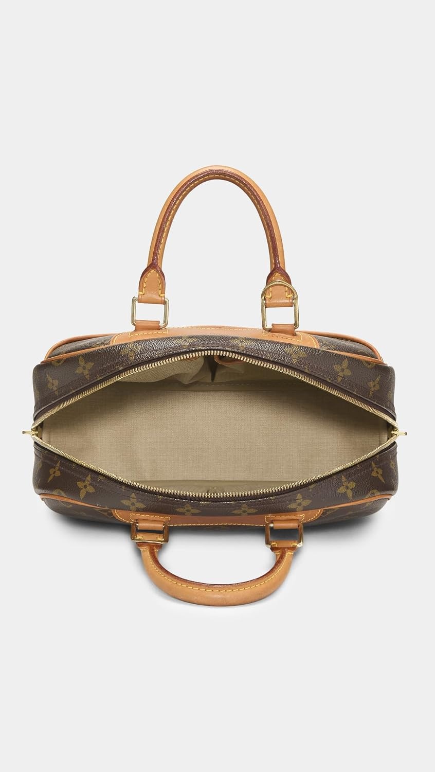image:imageWHAT GOES AROUND COMES AROUND Womens PreLoved Louis Vuitton Monogram Trouville BagBrown