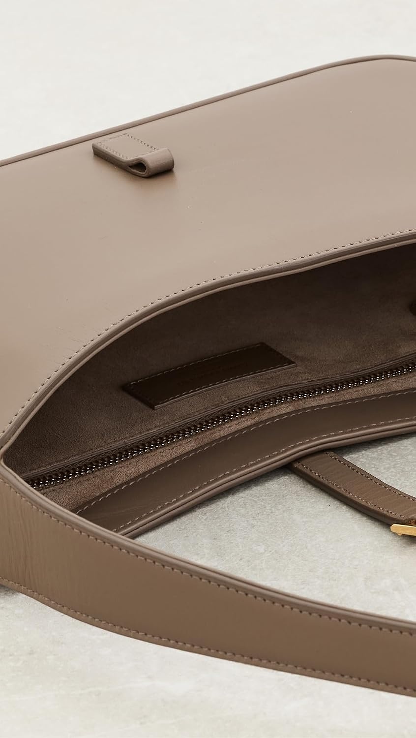 image:imageWHAT GOES AROUND COMES AROUND Womens PreLoved YSL Le 5 7 Leather Shoulder BagBeige