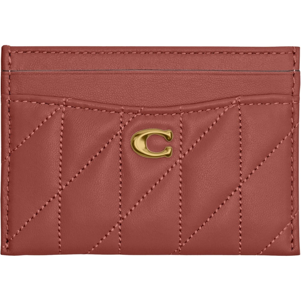 image:imageCoach Essential Card Case With CharmsB4Dark Peach