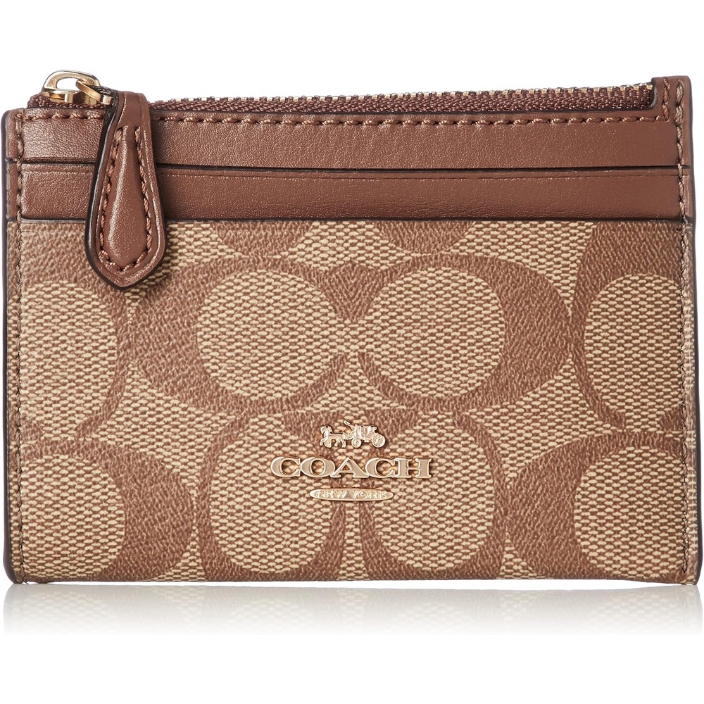 image:imageCoach Essential Card Case With CharmsImKhakiSaddle2