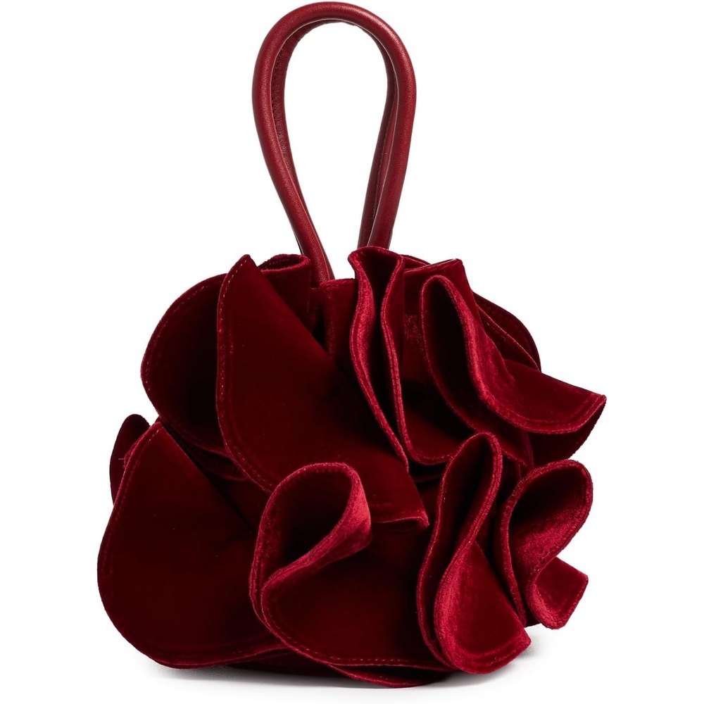 image:imageFARM Rio Womens Velvet Flower HandbagMerlot