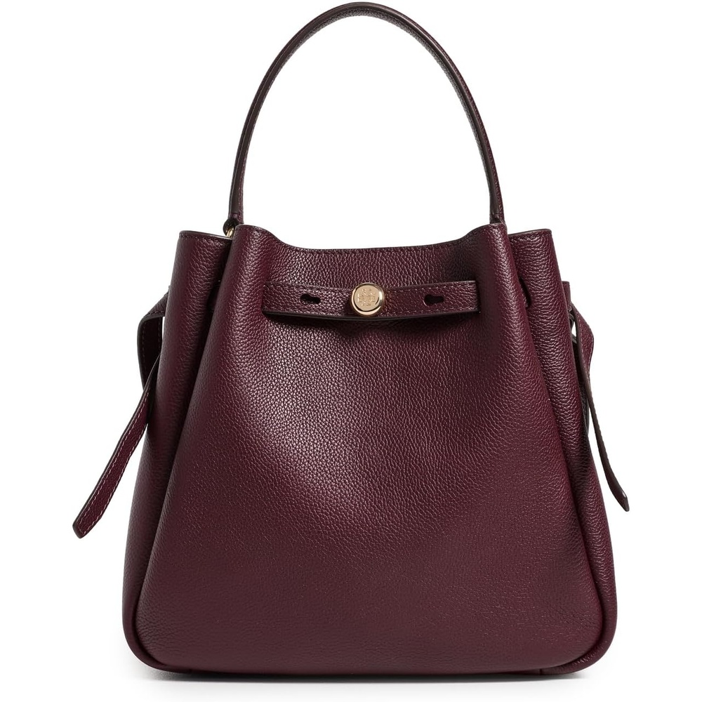 image:imageTory Burch Womens Romy Bucket BagDark Carmine