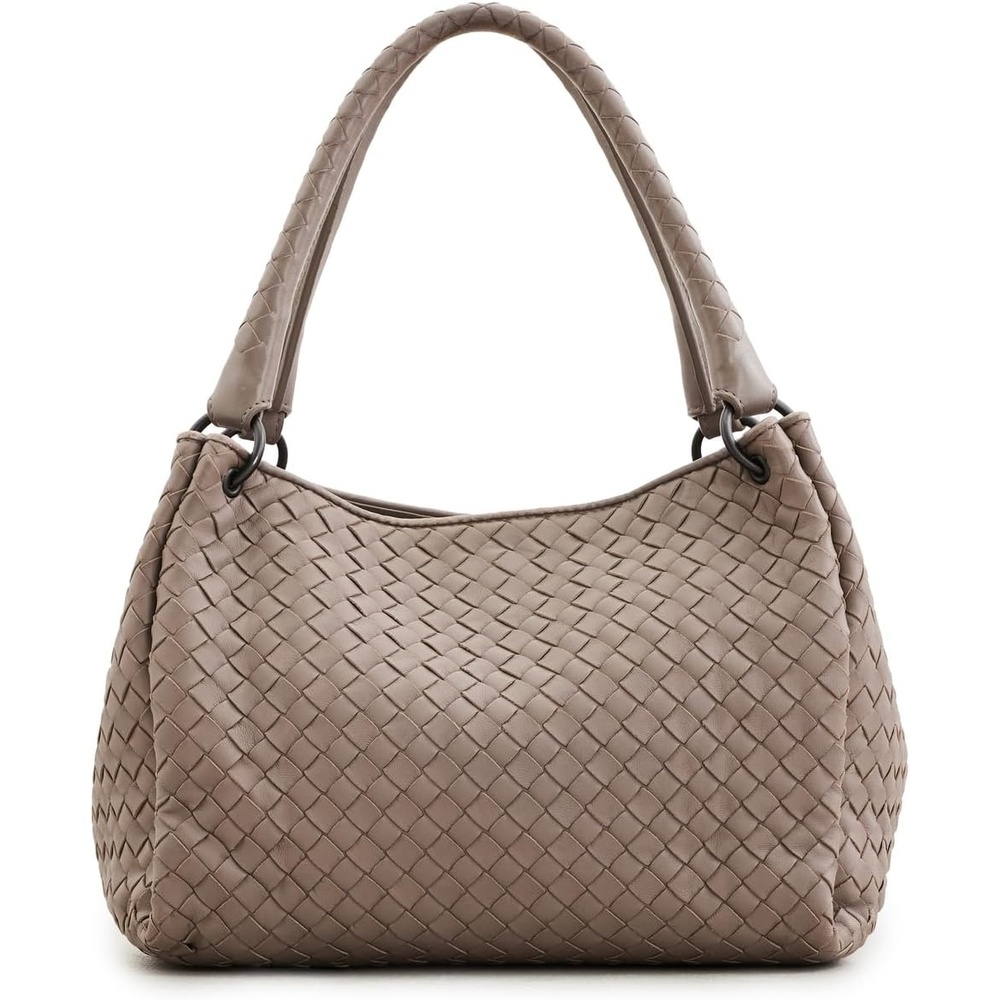 image:imageWHAT GOES AROUND COMES AROUND Womens PreLoved Bottega Intrecciato Parachute Small BagGrey