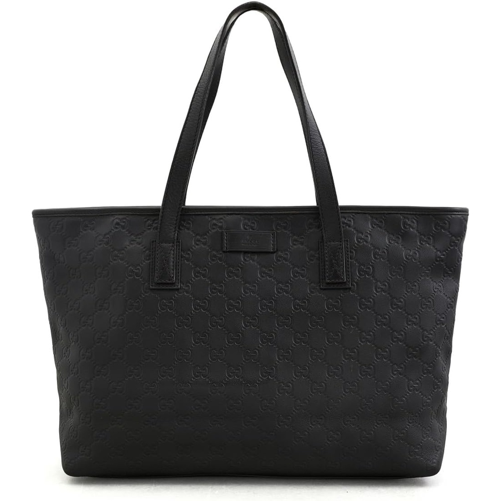 image:imageWHAT GOES AROUND COMES AROUND Womens PreLoved Gucci Guccissima Supreme ToteBlack