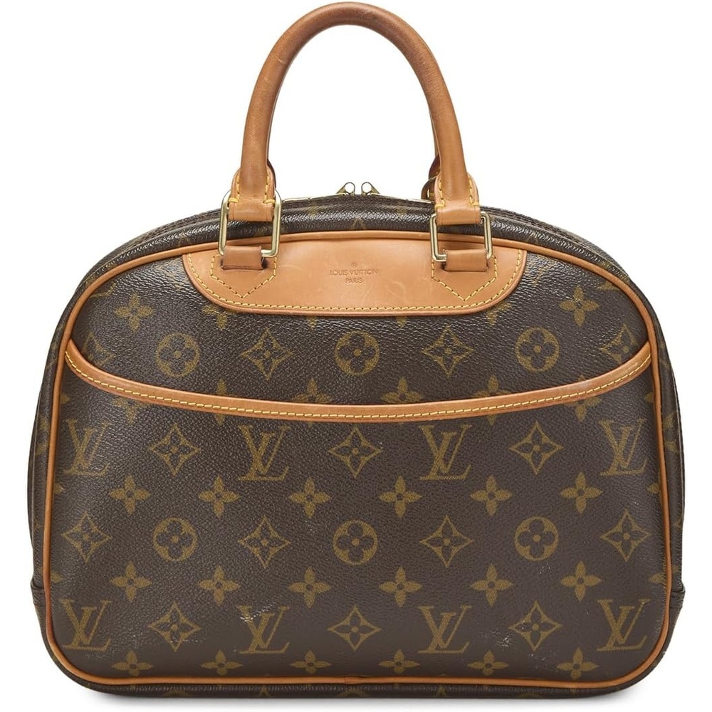 image:imageWHAT GOES AROUND COMES AROUND Womens PreLoved Louis Vuitton Monogram Trouville BagBrown