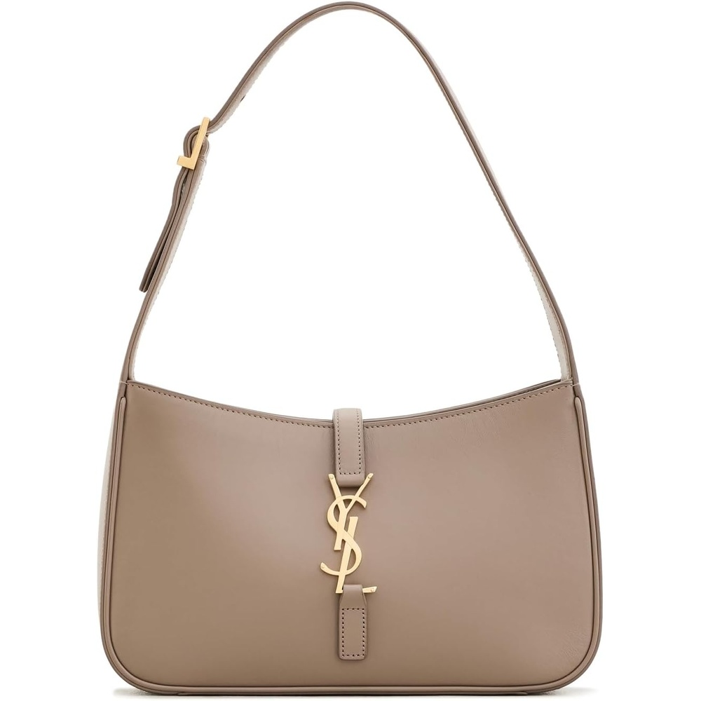 image:imageWHAT GOES AROUND COMES AROUND Womens PreLoved YSL Le 5 7 Leather Shoulder BagBeige