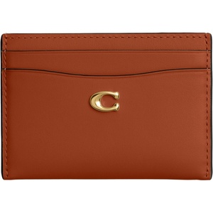 Coach Essential Card Case With Charms(Amber Brown)