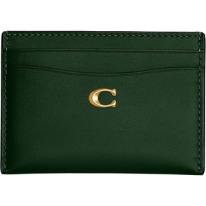 Coach Essential Card Case With Charms(B4/HUNTER GREEN)
