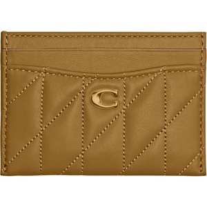 Coach Essential Card Case With Charms(B4/Muted Olive)