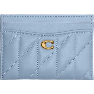 Coach Essential Card Case With Charms(Bluebell)