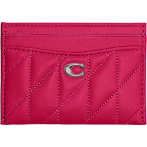 Coach Essential Card Case With Charms(Dragonfruit)