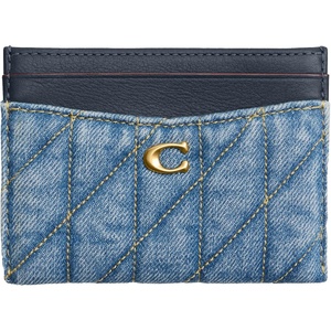Coach Essential Card Case With Charms(Indigo)