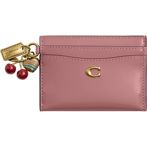 Coach Essential Card Case With Charms(PEONY)