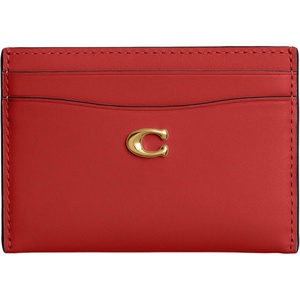 Coach Essential Card Case With Charms(Poppy)