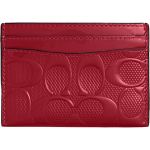 Coach Essential Card Case With Charms(Ruby)