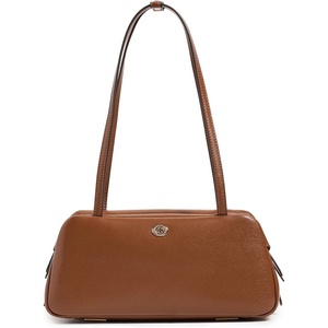 Tory Burch Women’s Robinson Satchel Shoulder Bag(Aged Tan)