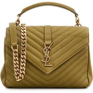 Women’s Pre-Loved Yves Saint Laurent Cassandra Calfskin Shoulder Bag(Green)