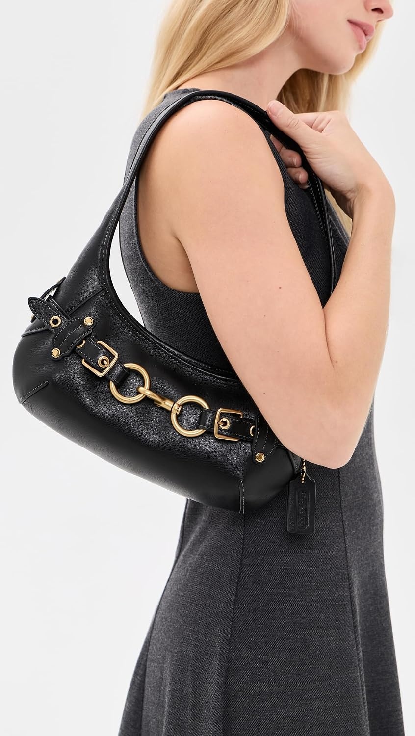 image:imageCoach Womens Belted Ergo Shoulder Bag 26Black