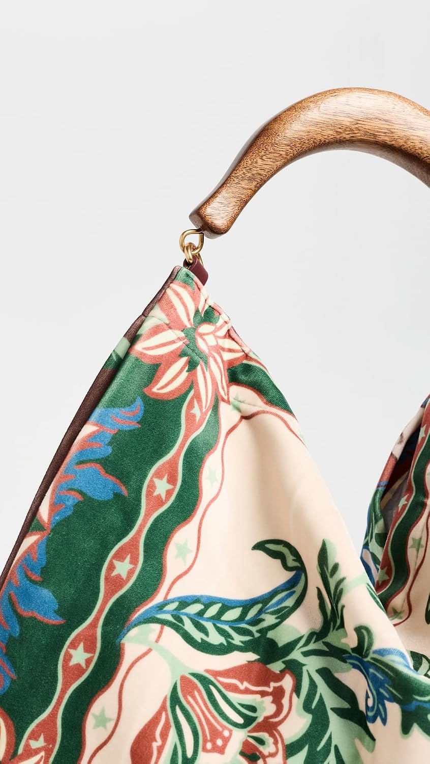 image:imageFARM Rio Womens Small Velvet Hobo BagLunar Boho Multicolor