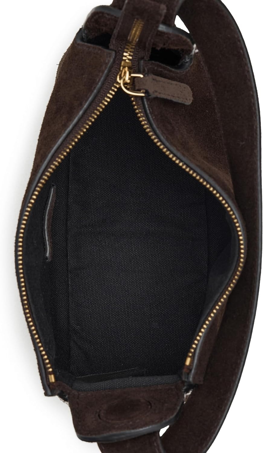 image:imageMadewell Womens Suede Drop Hand Held PouchetteDark Carob
