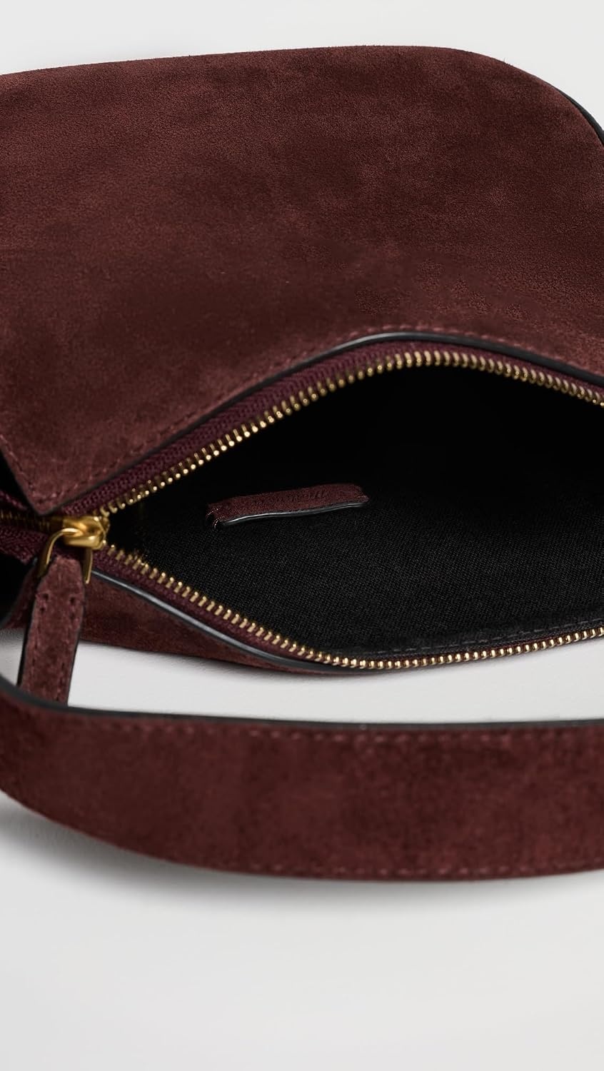 image:imageMadewell Womens Suede Drop Hand Held PouchetteOxblood