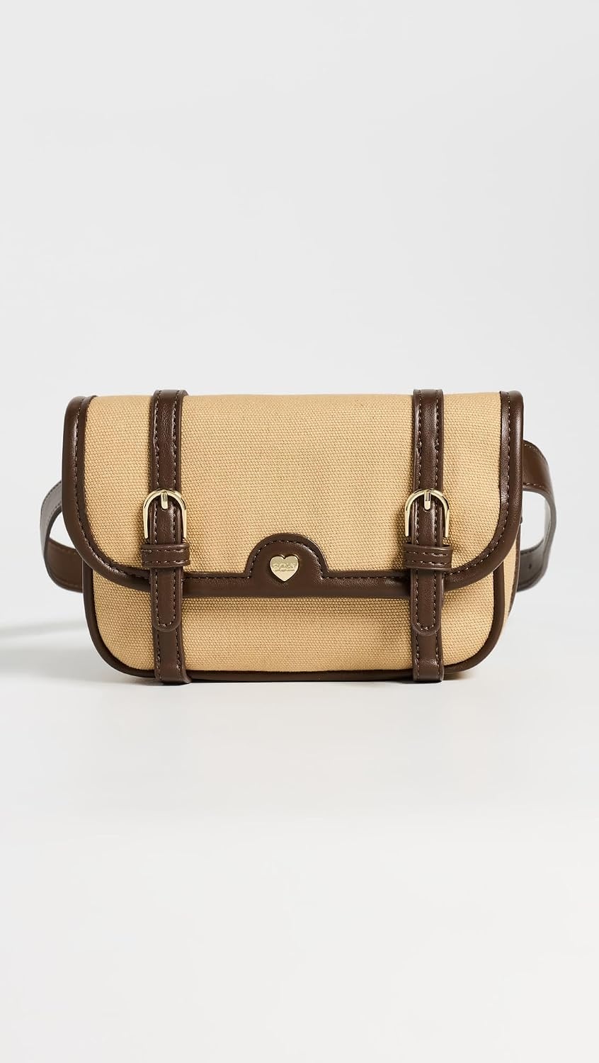 image:imageStoney Clover Lane Womens Convertible Saddle Bag Canvas Tan One SizeCanvas Tan