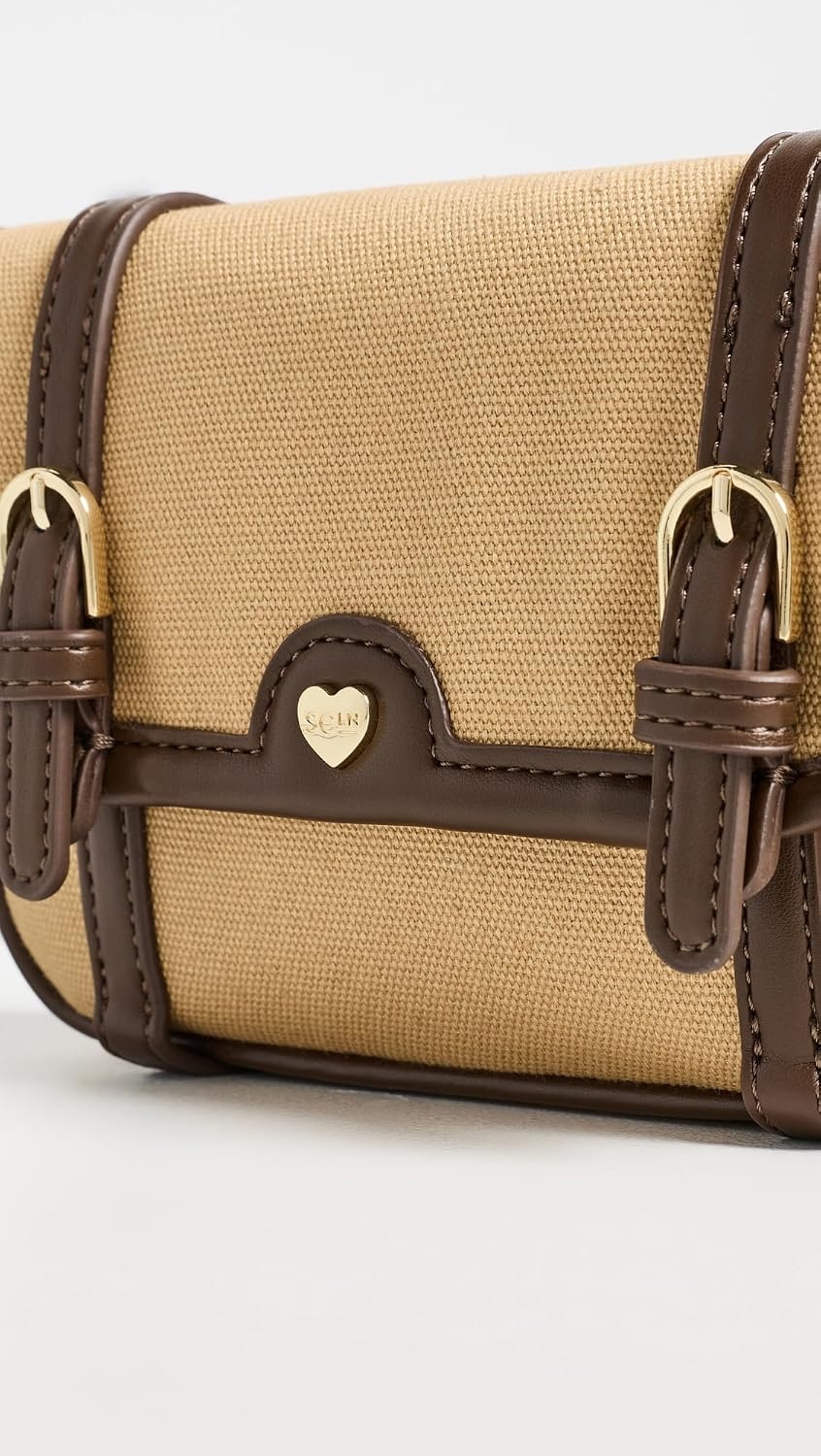 image:imageStoney Clover Lane Womens Convertible Saddle Bag Canvas Tan One SizeCanvas Tan