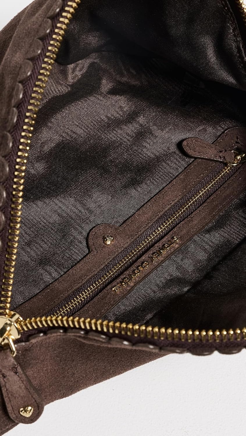 image:imageStoney Clover Lane Womens Pittsford Oversized Suede Sling BagChocolate