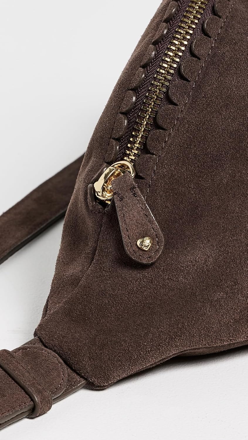 image:imageStoney Clover Lane Womens Pittsford Oversized Suede Sling BagChocolate
