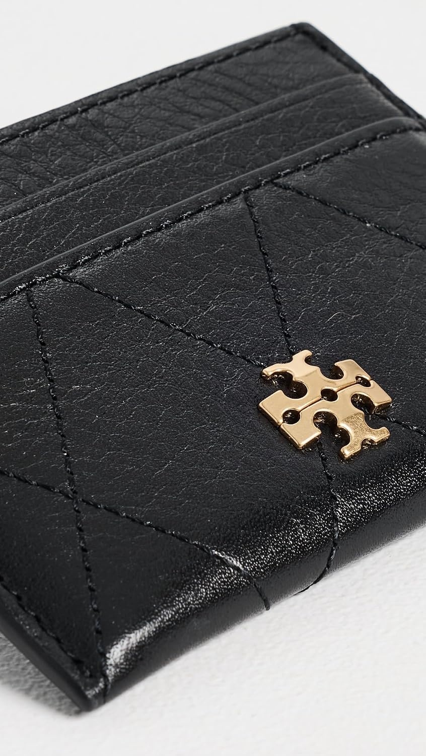 image:imageTory Burch Womens Charlie Quilted Card Case Black One SizeBlack