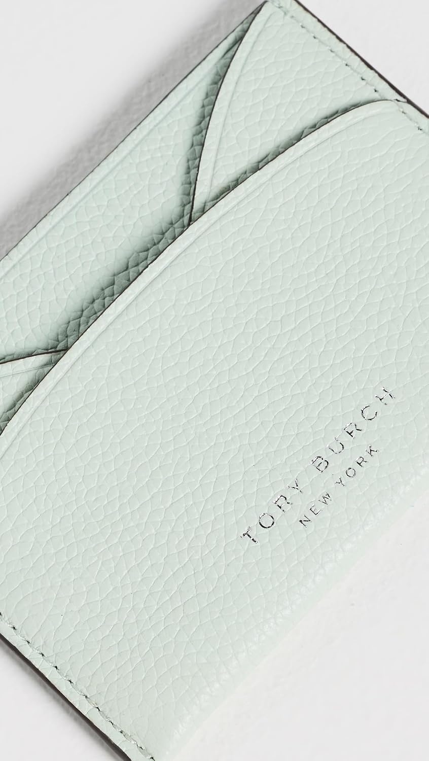 image:imageTory Burch Womens Romy Flat Card CaseLight Green